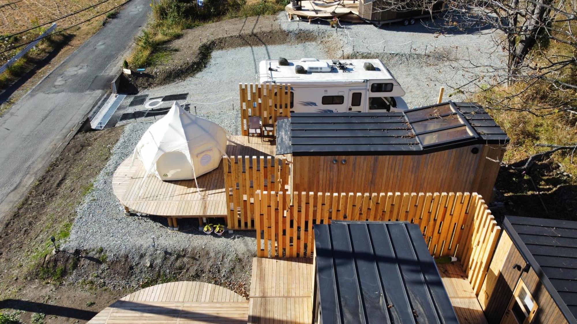 Hotel Fuji Dome Glamping Fujikawaguchiko Zewnętrze zdjęcie