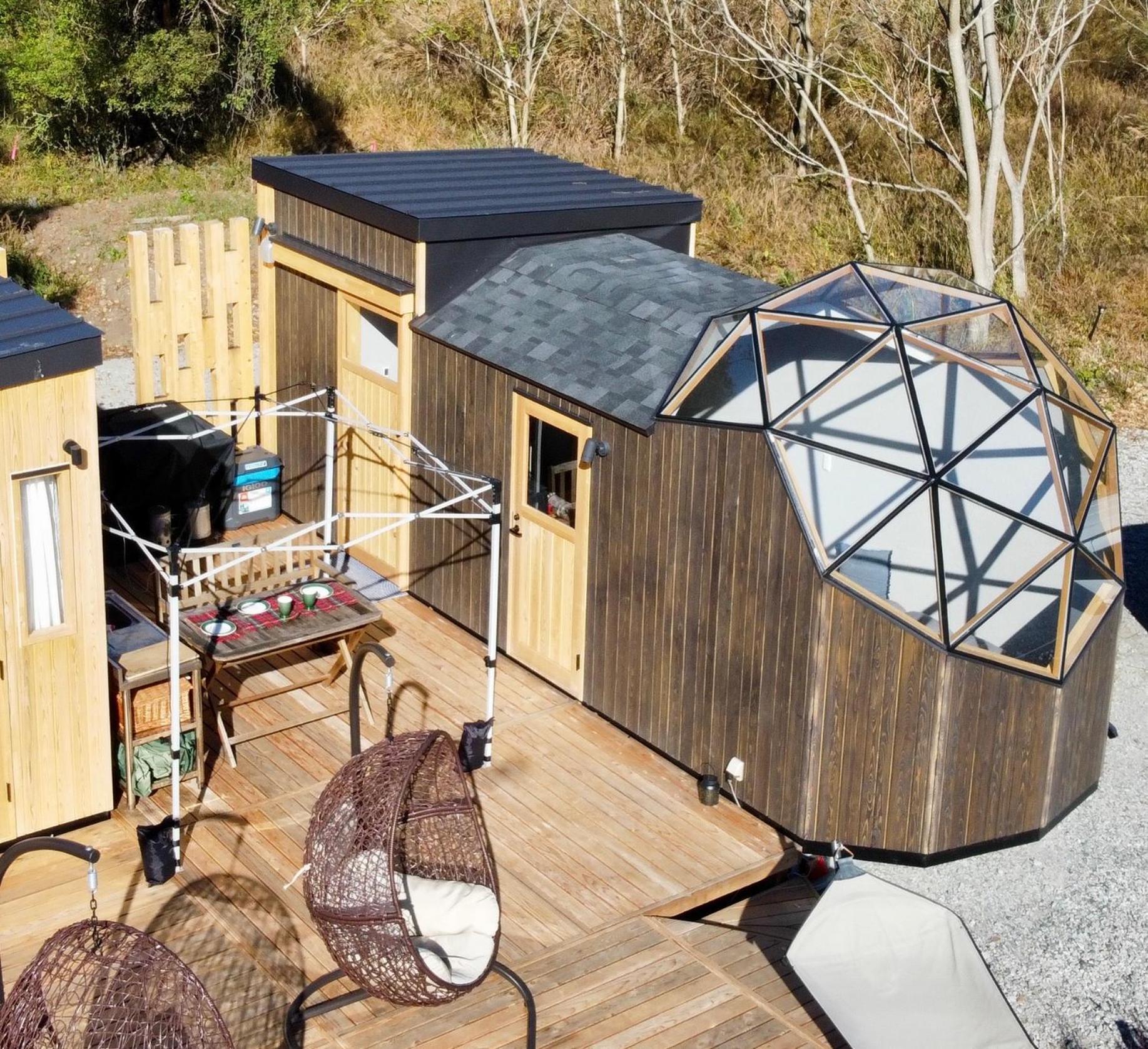 Hotel Fuji Dome Glamping Fujikawaguchiko Zewnętrze zdjęcie