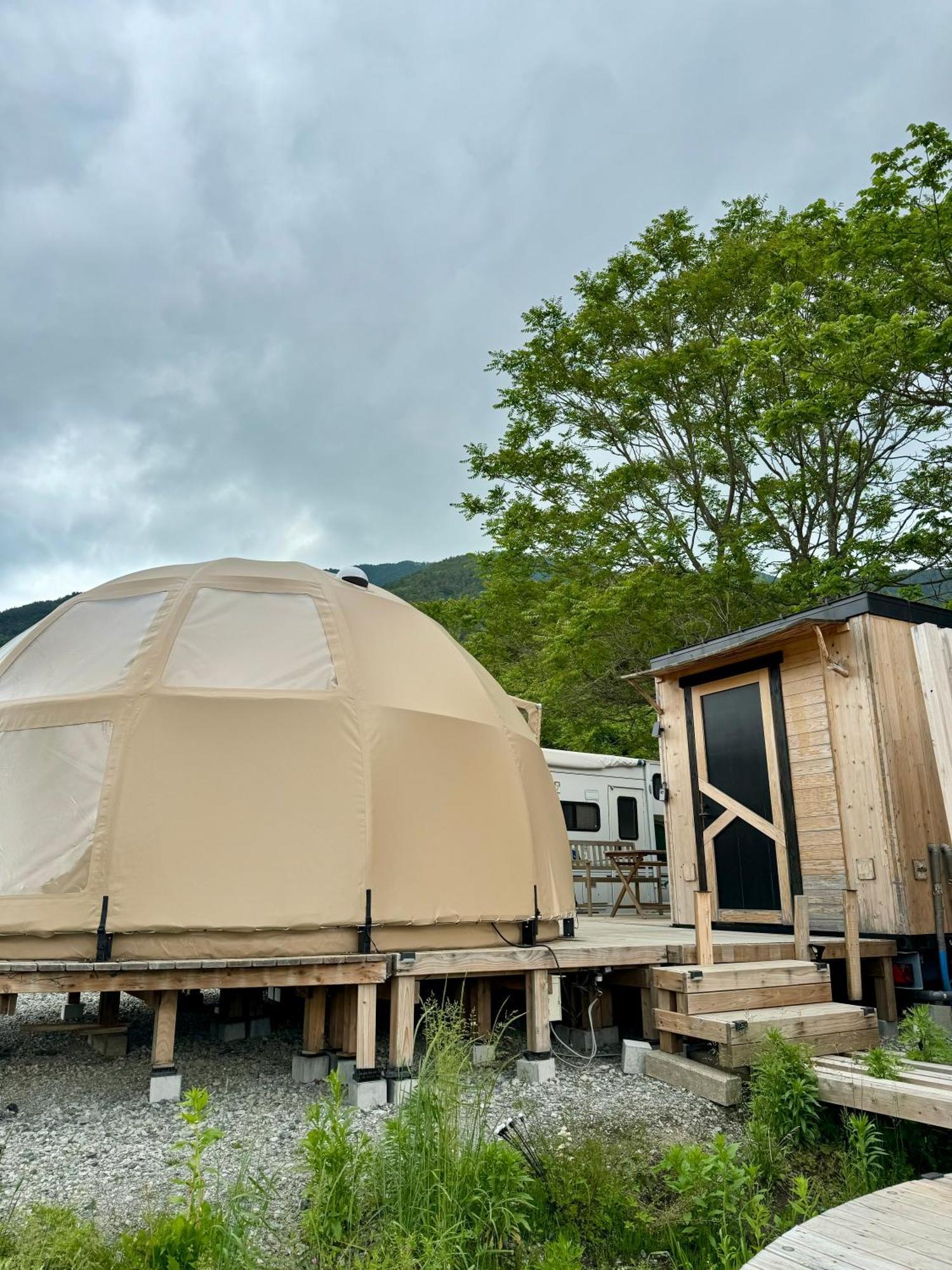 Hotel Fuji Dome Glamping Fujikawaguchiko Zewnętrze zdjęcie