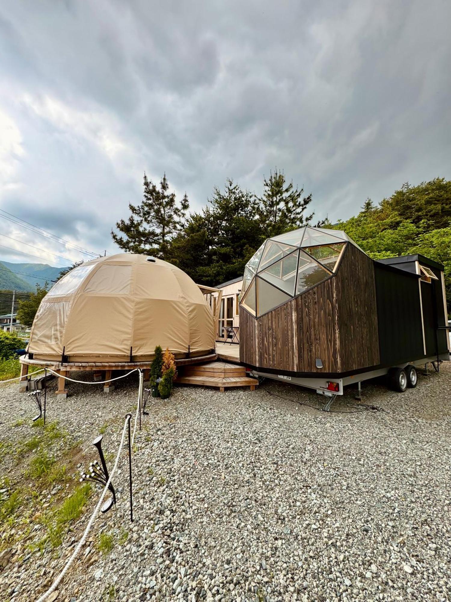 Hotel Fuji Dome Glamping Fujikawaguchiko Zewnętrze zdjęcie